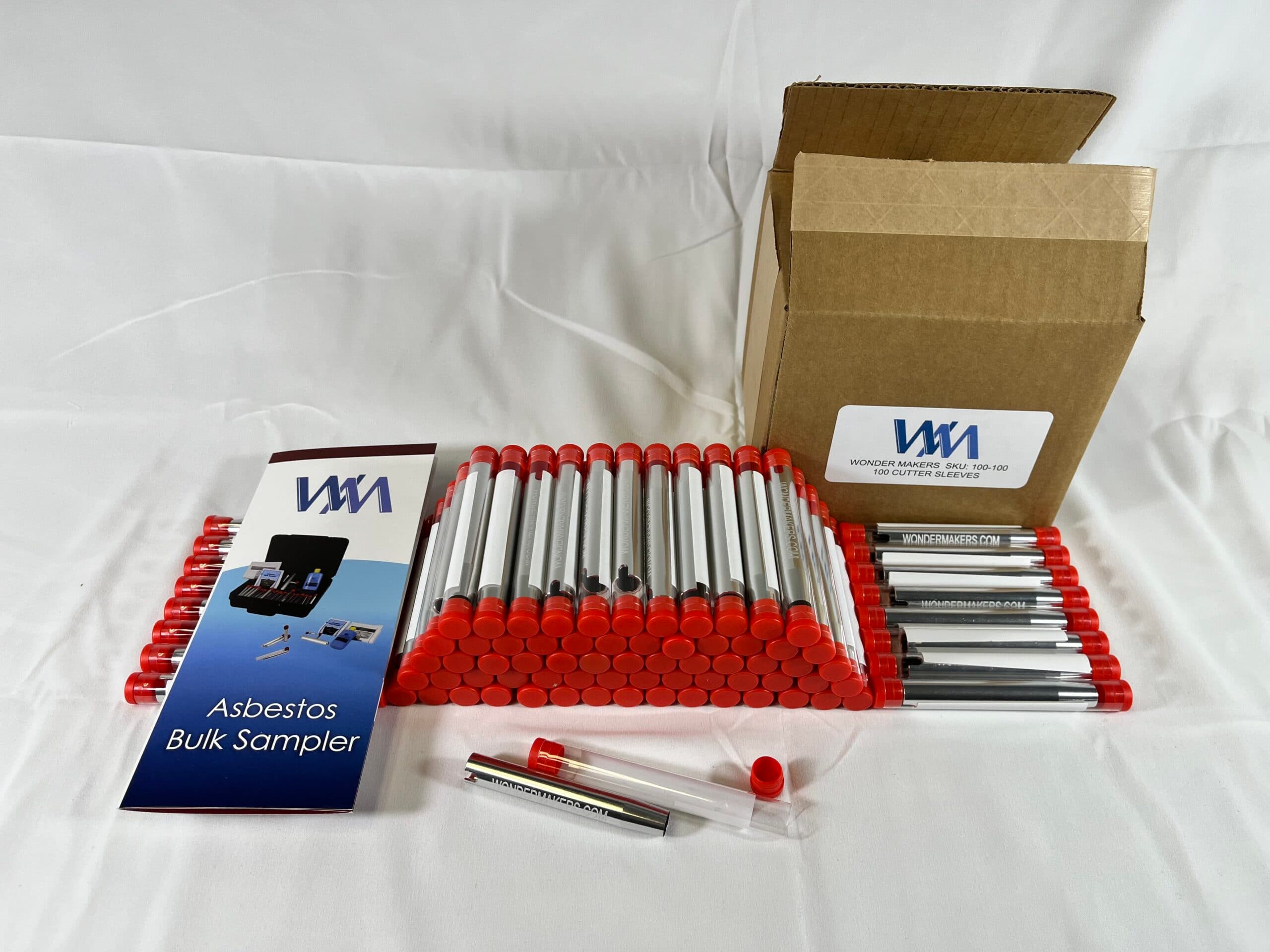 100 Cutter Sleeves in Collection Vials